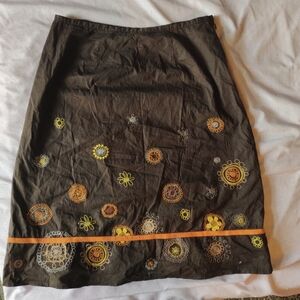 Embroidered Willi Smith Skirt